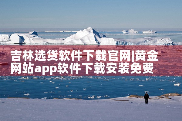 吉林选货软件下载官网