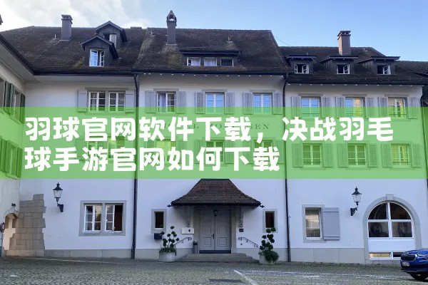 羽球官网软件下载